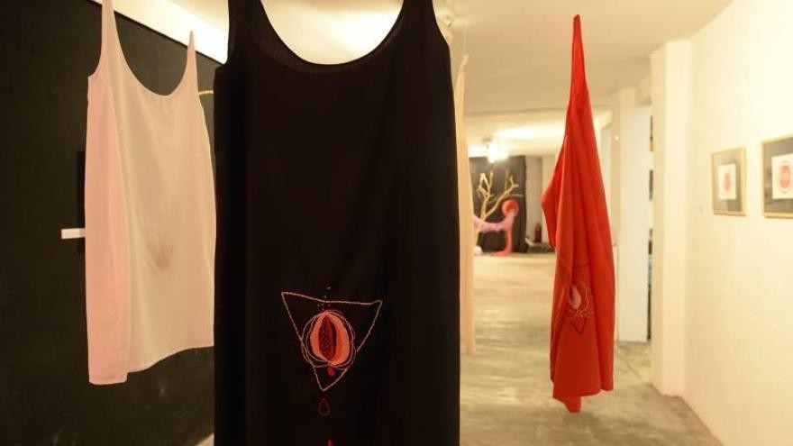 Vulvas en el jardín, Menuda Galería 2017, Laura Serradilla